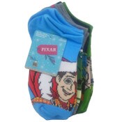 Wholesale - 5pk TOY STORY ROARSOME CHRISTMAS NS SOCKS SIZE 6-8, UPC: 193159222437
